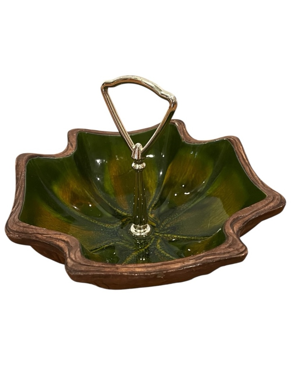 California Pottery sequoia mid century modern nut dish